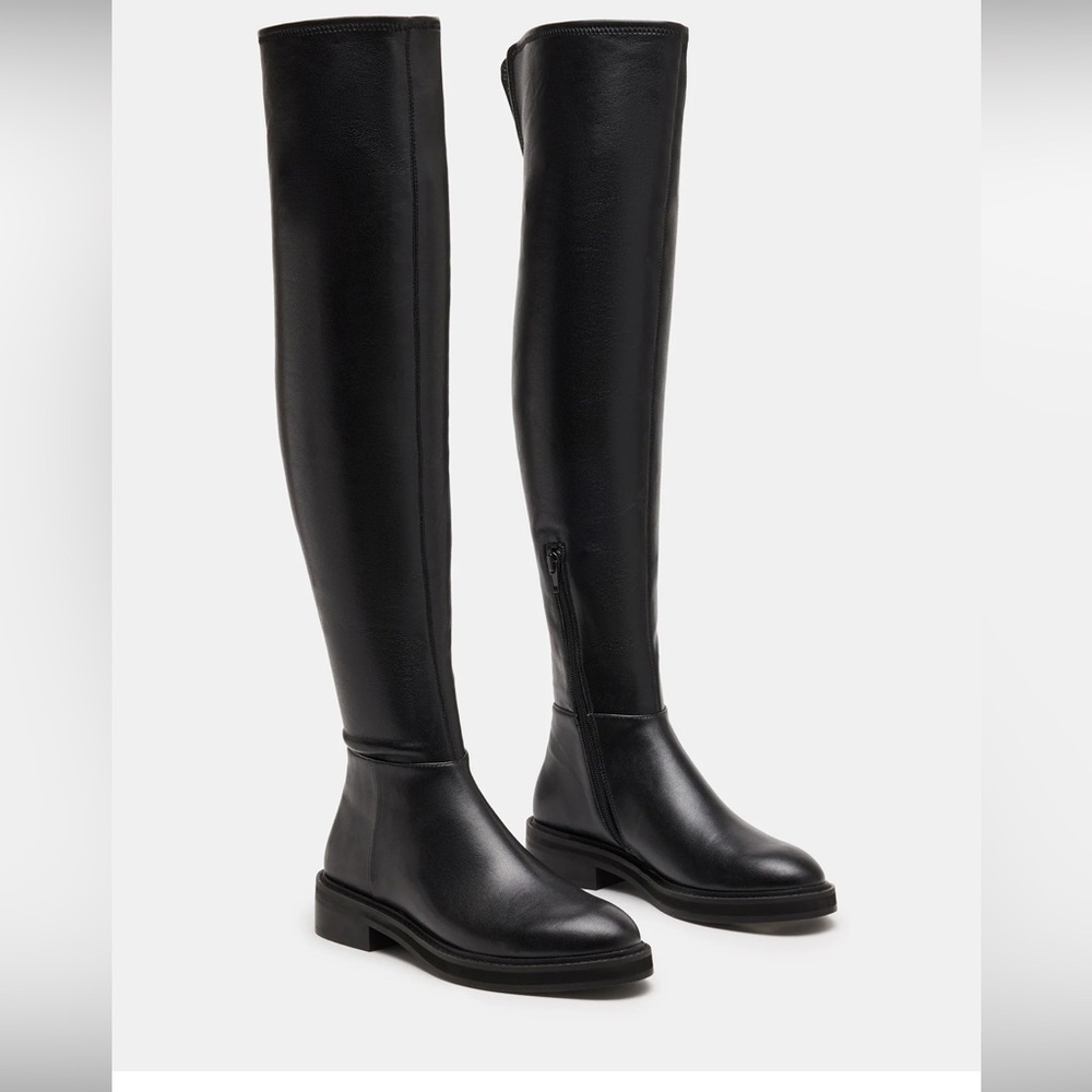 Sleek Black Over the Knee Boots for Effortless Style